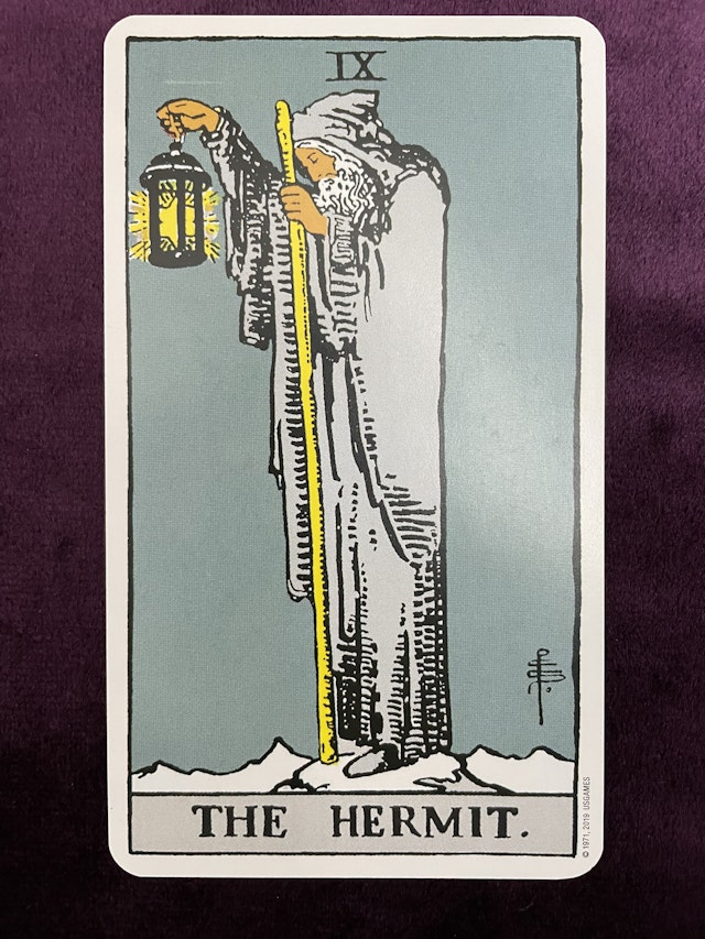 占い隠者の正位置が示すもの