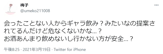 ギャラ飲み お酒苦手な女性もギャラのみは可能!ただし準備は必要