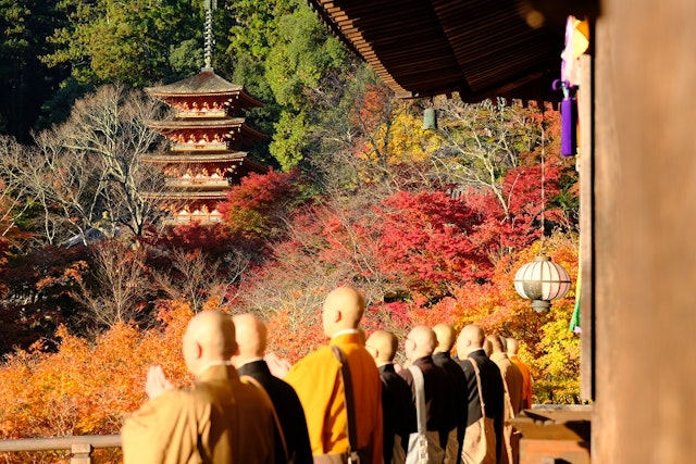 取材仏前式の方法