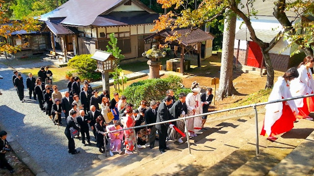 取材土津神社で神前式を挙げた方の口コミ・エピソード
