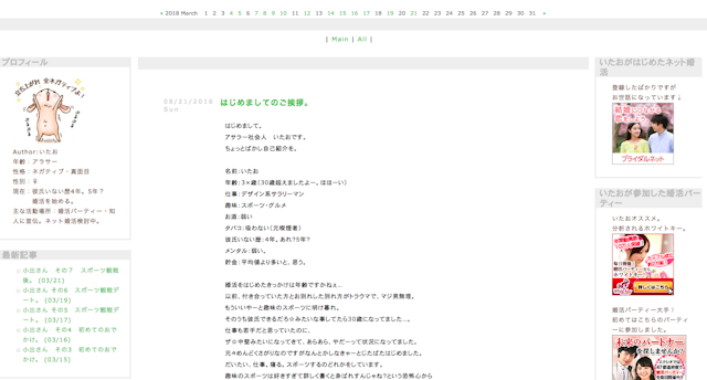ネガティブアラサー 婚活はじめました